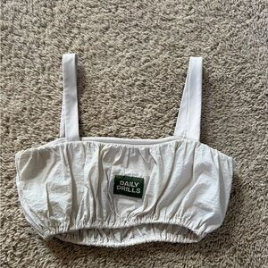 Daily Drills White Bubble bra